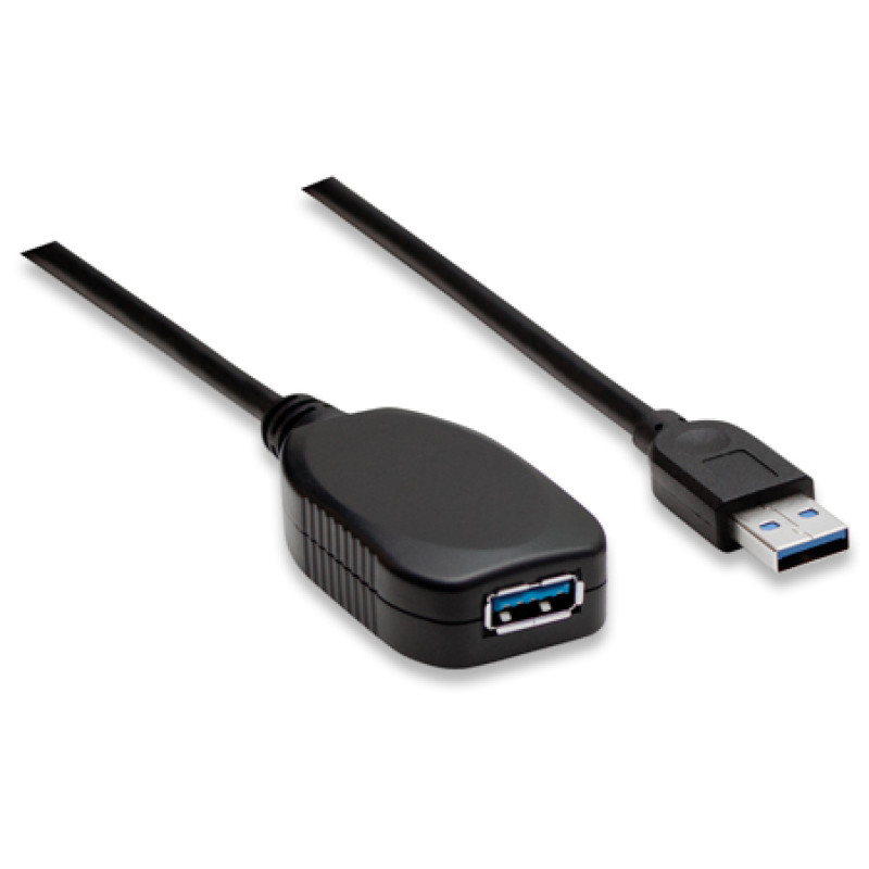 Кабель USB AM-AF (продовжувач) USB3.0, 5.0 м, активний, RTL Manhattan