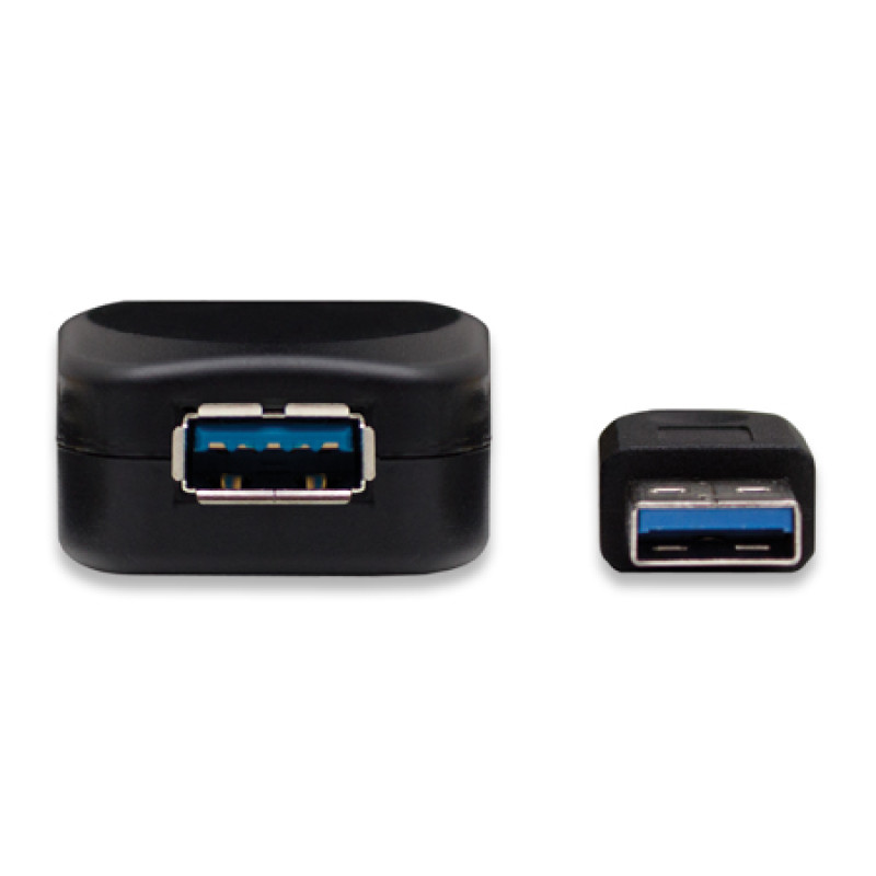 Кабель USB AM-AF (продовжувач) USB3.0, 5.0 м, активний, RTL Manhattan