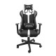 Крісло ігрове Gaming Chair Fury Avenger XL, 60мм, Black-White