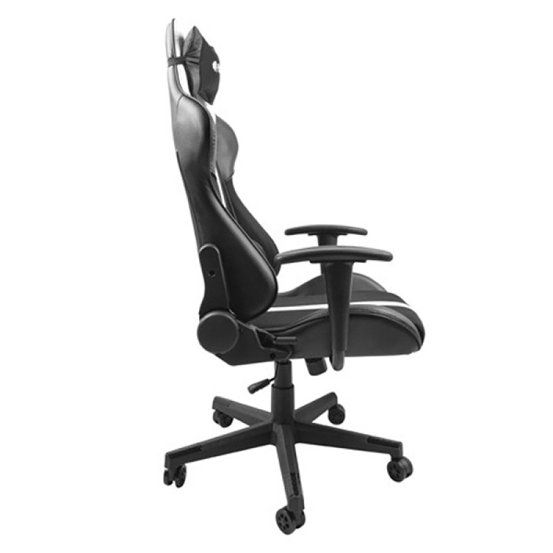 Крісло ігрове Gaming Chair Fury Avenger XL, 60мм, Black-White
