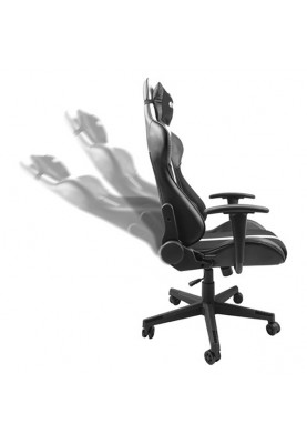 Крісло ігрове Gaming Chair Fury Avenger XL, 60мм, Black-White