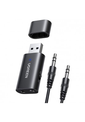 Приймач/транслятор UGREEN USB 2.0 to 3.5mm Bluetooth Adapter with Audio Cable CM523