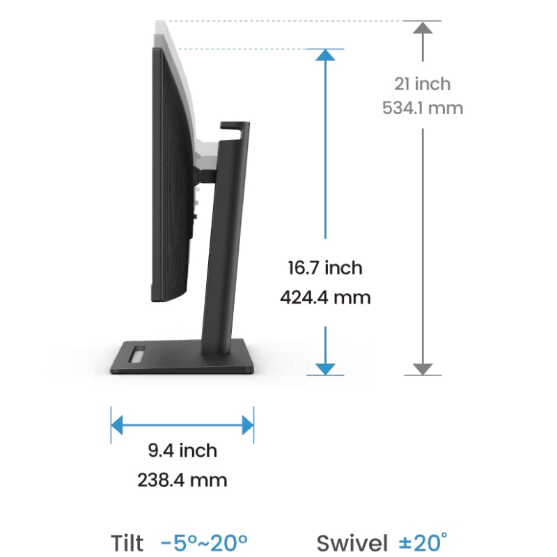 TFT 27" BenQ GW2790T, IPS, 100Hz, 2xHDMI, DP, HAS, Pivot, колонки, чорний