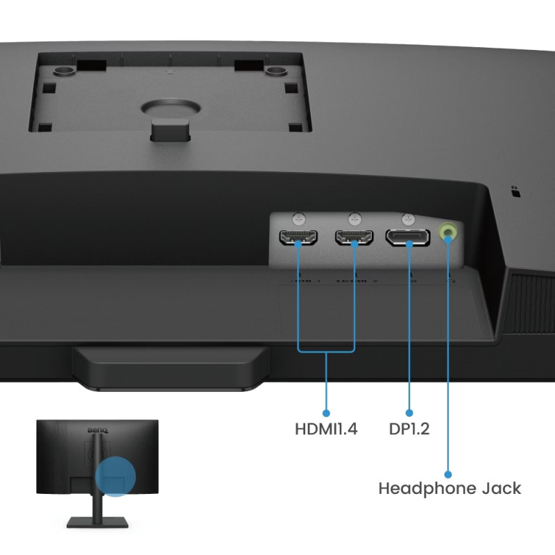 TFT 27" BenQ GW2790T, IPS, 100Hz, 2xHDMI, DP, HAS, Pivot, колонки, чорний