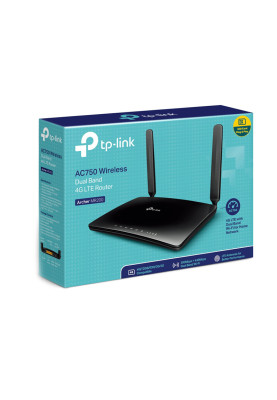 Маршрутизатор TP-Link Archer MR200, AC750 4G LTE 3xFE LAN 1xFE WAN 1xSim Card Slot