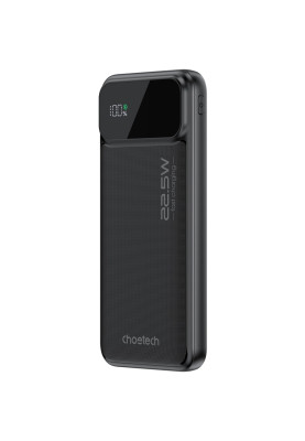 УМБ Choetech 10000mAh 22.5W PD,QC3.0 2USB-A+USB-C Black