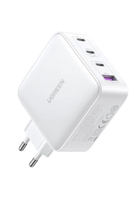 Зарядний пристрій 4xUSB 100W (3хUSB-C+USB-A) Gan білий CD226 Ugreen