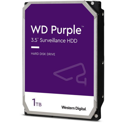 HDD 1000Gb, 5400rpm, WD Purple, 64M, SATA III (WD11PURZ)