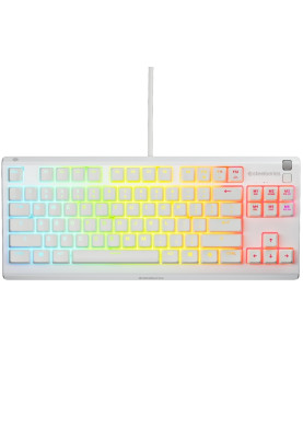 Клавіатура ігрова SteelSeries Apex 3 TKL UA White