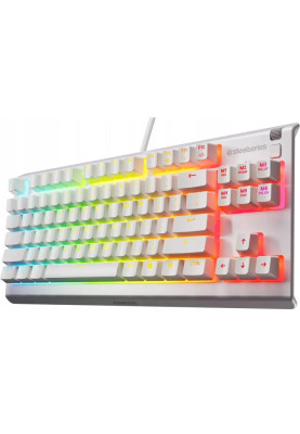 Клавіатура ігрова SteelSeries Apex 3 TKL UA White