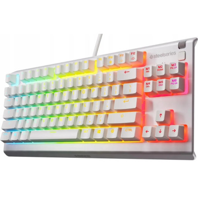 Клавіатура ігрова SteelSeries Apex 3 TKL UA White Клавіатура ігрова SteelSeries Apex 3 TKL UA White