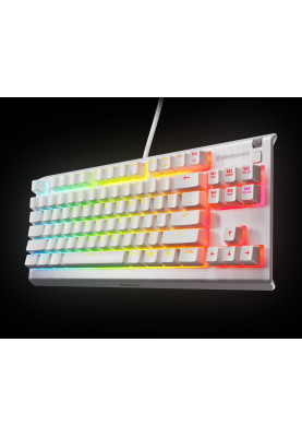 Клавіатура ігрова SteelSeries Apex 3 TKL UA White