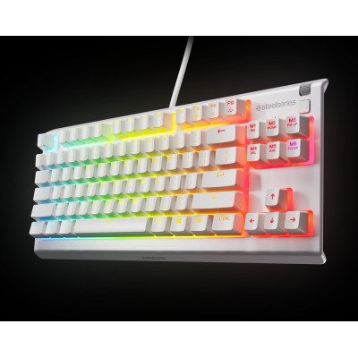 Клавіатура ігрова SteelSeries Apex 3 TKL UA White Клавіатура ігрова SteelSeries Apex 3 TKL UA White