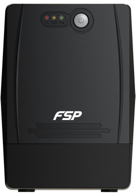 ДБЖ FSP Fortron FP1000, 1000ВА/600Вт, Line-Int, IEC*4, USB, AVR, Black