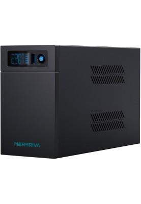 ДБЖ Marsriva MR-UF800L, 800ВА/480Вт, Line-Interactive, LED version, з літієвою батареєю