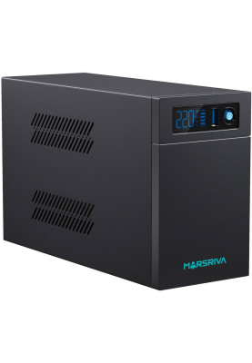ДБЖ Marsriva MR-UF800L, 800ВА/480Вт, Line-Interactive, LED version, з літієвою батареєю