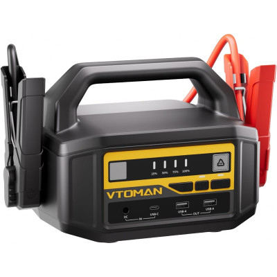 Автомобільний Jump Starter V-Truck  6000A, 12V/24V, 36400mAh, 145Вт, 133.59 Вт/год Vtoman