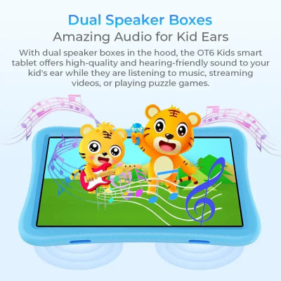 Планшет Oukitel OT6kids 10" HD+ /4GB/64GB/ RK3562 /8000mAh/ 5+2Мп/ WIFI Blue Планшет Oukitel OT6kids 10" HD+ /4GB/64GB/ RK3562 /8000mAh/ 5+2Мп/ WIFI Blue