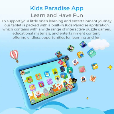 Планшет Oukitel OT6kids 10" HD+ /4GB/64GB/ RK3562 /8000mAh/ 5+2Мп/ WIFI Blue Планшет Oukitel OT6kids 10" HD+ /4GB/64GB/ RK3562 /8000mAh/ 5+2Мп/ WIFI Blue