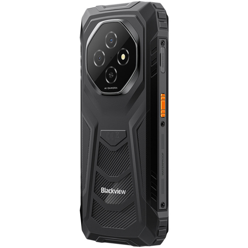 Смартфон Blackview FORT 1 6.56" HD+ /6GB/256GB/ T615 / 10000mAh / 16+2+8Мп / NFC / IP69K / Black