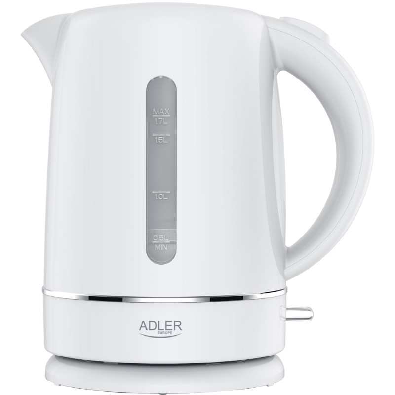 Електрочайник Adler AD 1385 white 2200Вт/ 1.7л/ пластик/ автовимкнення/ білий