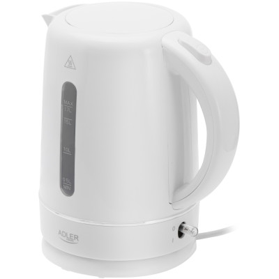 Електрочайник Adler AD 1385 white 2200Вт/ 1.7л/ пластик/ автовимкнення/ білий