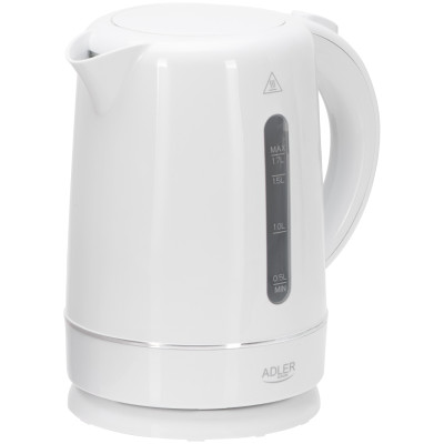 Електрочайник Adler AD 1385 white 2200Вт/ 1.7л/ пластик/ автовимкнення/ білий