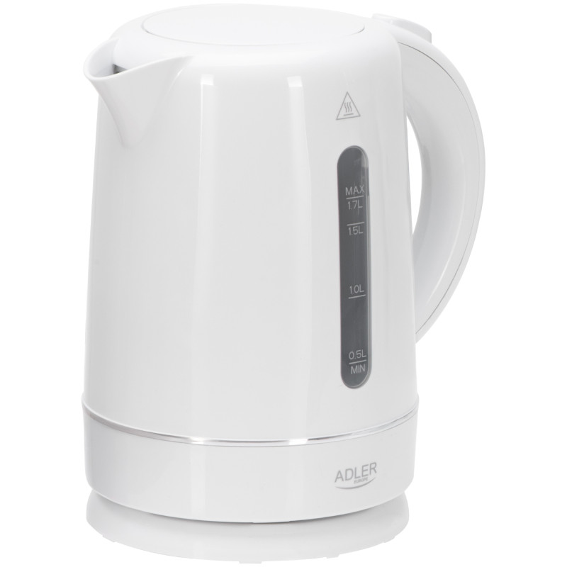 Електрочайник Adler AD 1385 white 2200Вт/ 1.7л/ пластик/ автовимкнення/ білий