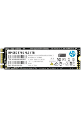 SSD 1Tb HP S750 M.2 2280 SATA III 3D NAND TLC, Retail