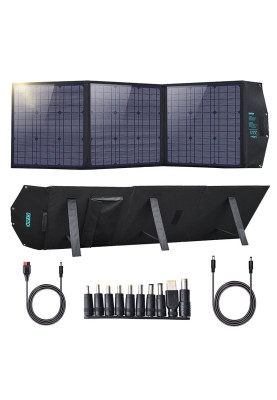 Сонячна панель Choetech 120W DC120W,1*USB QC3.0 18W,1*USB-C PD3.0 60W, 1xUSBA 12W (177x53см)