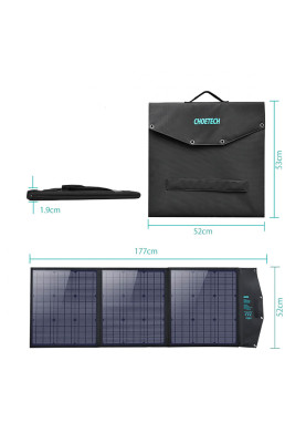 Сонячна панель Choetech 120W DC120W,1*USB QC3.0 18W,1*USB-C PD3.0 60W, 1xUSBA 12W (177x53см)