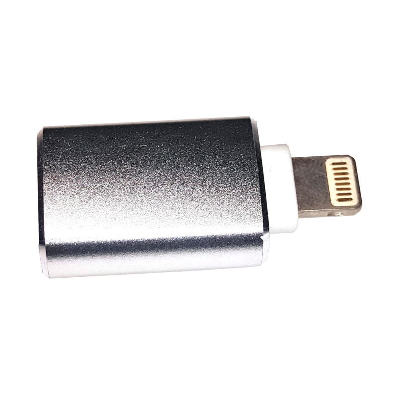 Перехідник OTG Lightning --> USB 3.0 AF Silver