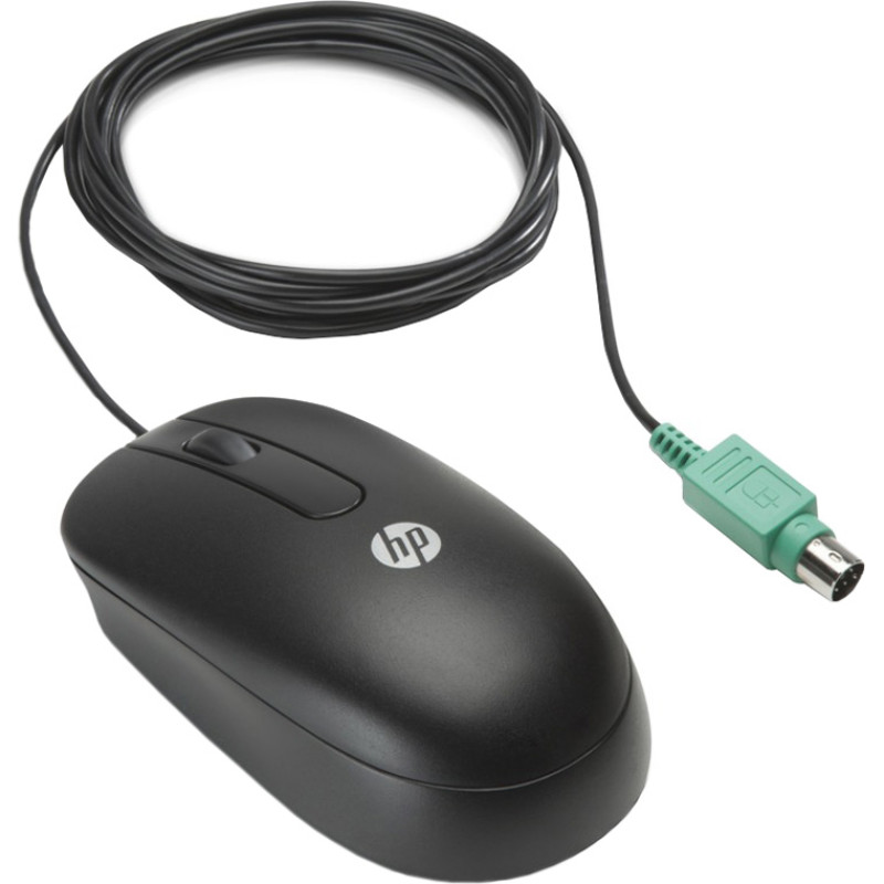 Мишка HP HP Optical Scroll PS/2, 2кн., 800 dpi, чорна