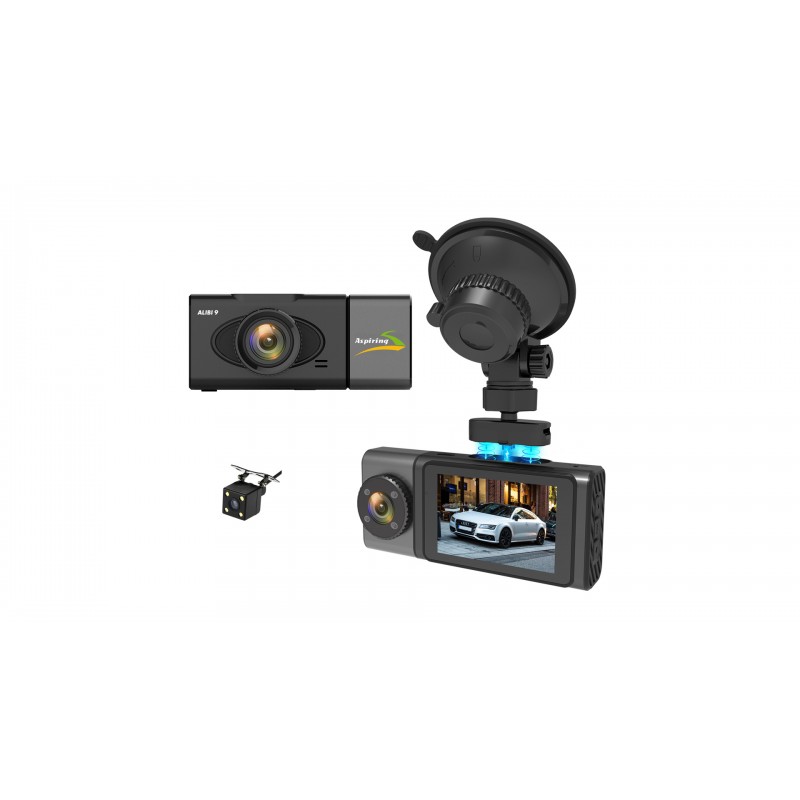 Відеореєстратор Aspiring Alibi 9 GPS, 3 Cameras, Speedcam