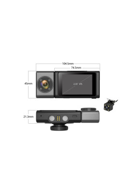 Відеореєстратор Aspiring Alibi 9 GPS, 3 Cameras, Speedcam