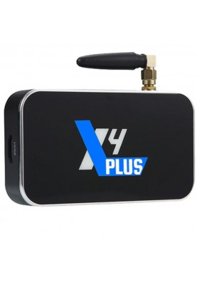 TV Медіаплеєр Ugoos X4 PLUS 4/64Gb/Amlogic S905X4/Android 11/WiFi/BT/Miracast/AV/IR RC/змінна антена