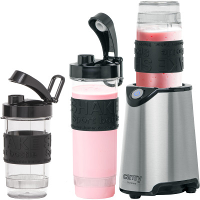 Фітнес-блендер Camry CR 4069 inox 500Вт/ 1 швидк./ 2 скляні пляшки 570 мл, 400 мл