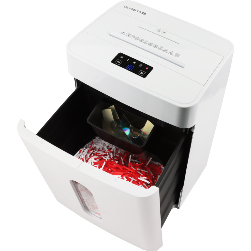 Знищувач документів Olympia CC 2515 S, A4, 80g х 10 л.,2*12, 25л., P-5