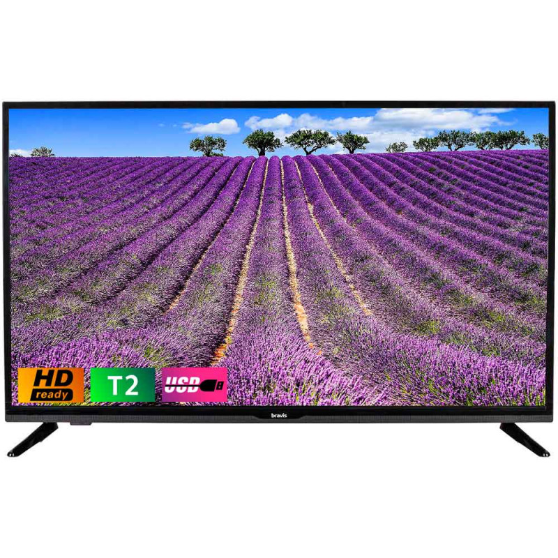 Телевізор 39 Bravis LED-39G5000 HD/T2/Black