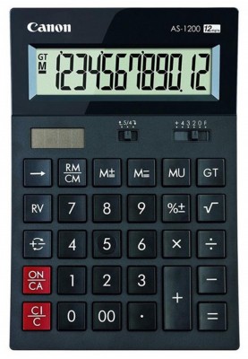 Калькулятор Canon AS-1200, 12 знаків, Grey