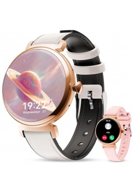 Годинник Oukitel BT30 Gold with white and pink belt