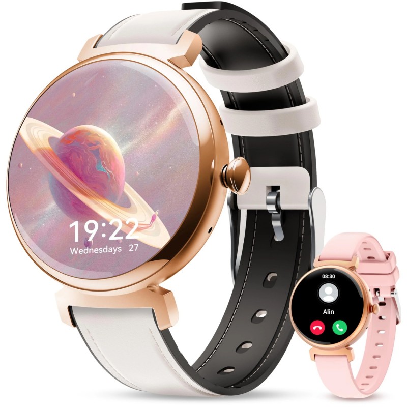 Годинник Oukitel BT30 Gold with white and pink belt