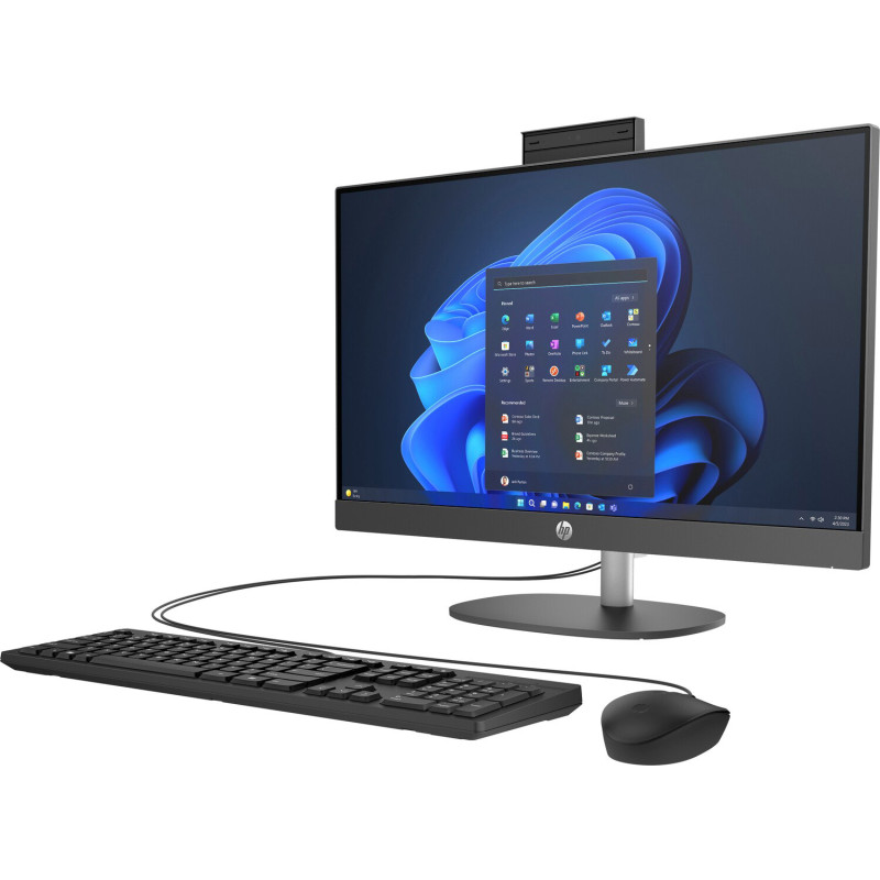 Моноблок 23.8'' HP ProOne 240 G10 i5-1334U/16Gb/SSD512Gb/K&M/Cam/WiFi/W11Pro/2y.w/сірий