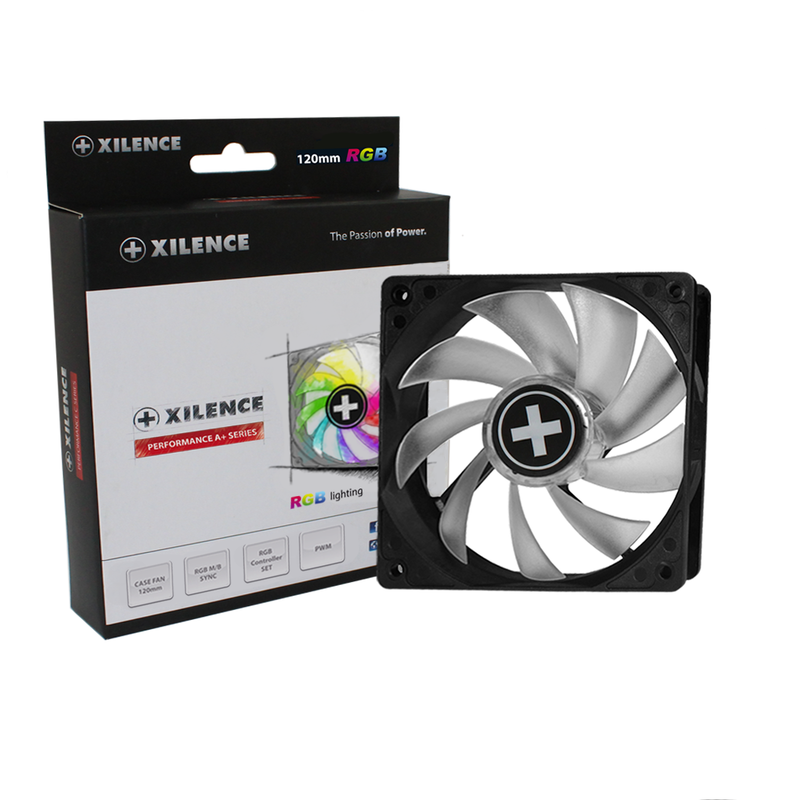 Вентилятор для корпуса 120 mm Xilence LED + RGB Set Controller + M/B sync