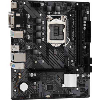 ASRock H510M-HDV/M.2 SE (1200/H470, 2*DDR4, 1xPCIex16, HDMI/DVI/VGA, 4xSATA, M.2, GLan, 7.1ch, mATX)