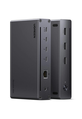 Док-станція Thunderbolt 4 --> 3xTh.4/3xUSBA 3.2/RJ45 Gigabit/140W ARevodok Max 8-in-1 U708 Ugreen