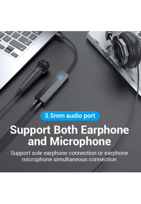 Хаб USB 3.0 -> 3хUSB 3.0/2хTRS Audio/USB Micro 1.0 м. Vention