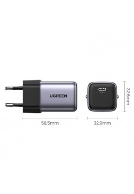 Зарядний пристрій 1xUSB 20W USB C PD Nexode mini Charger CD318 Ugreen