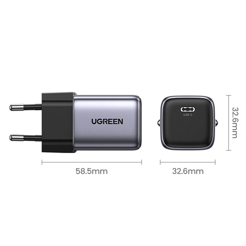 Зарядний пристрій 1xUSB 20W USB C PD Nexode mini Charger CD318 Ugreen