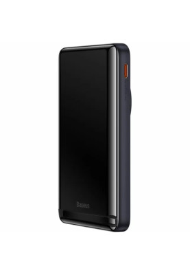 УМБ Baseus Magnetic Wireless Bracket 10000mAh 20W,Type-C PD,QC3.0,Qi,cabel 60W 0,5м Black
